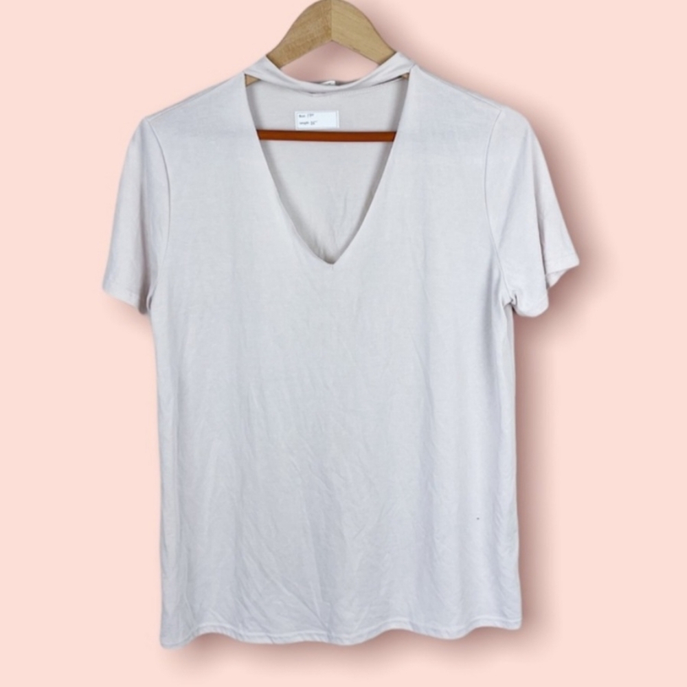 Lavender Field Keyhole T-shirt